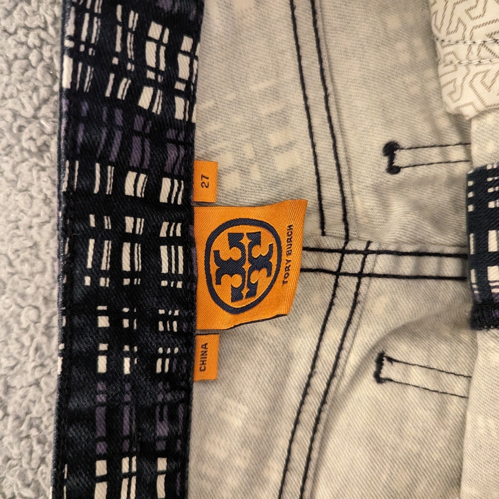Tory Burch Connor Tab Front Skinny Jeans - Picture 6 of 12